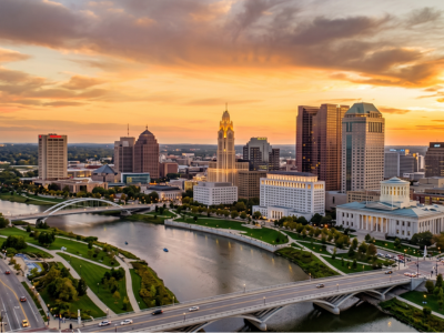 Professional Moving Ally movers loading a moving truck in Columbus, Ohio